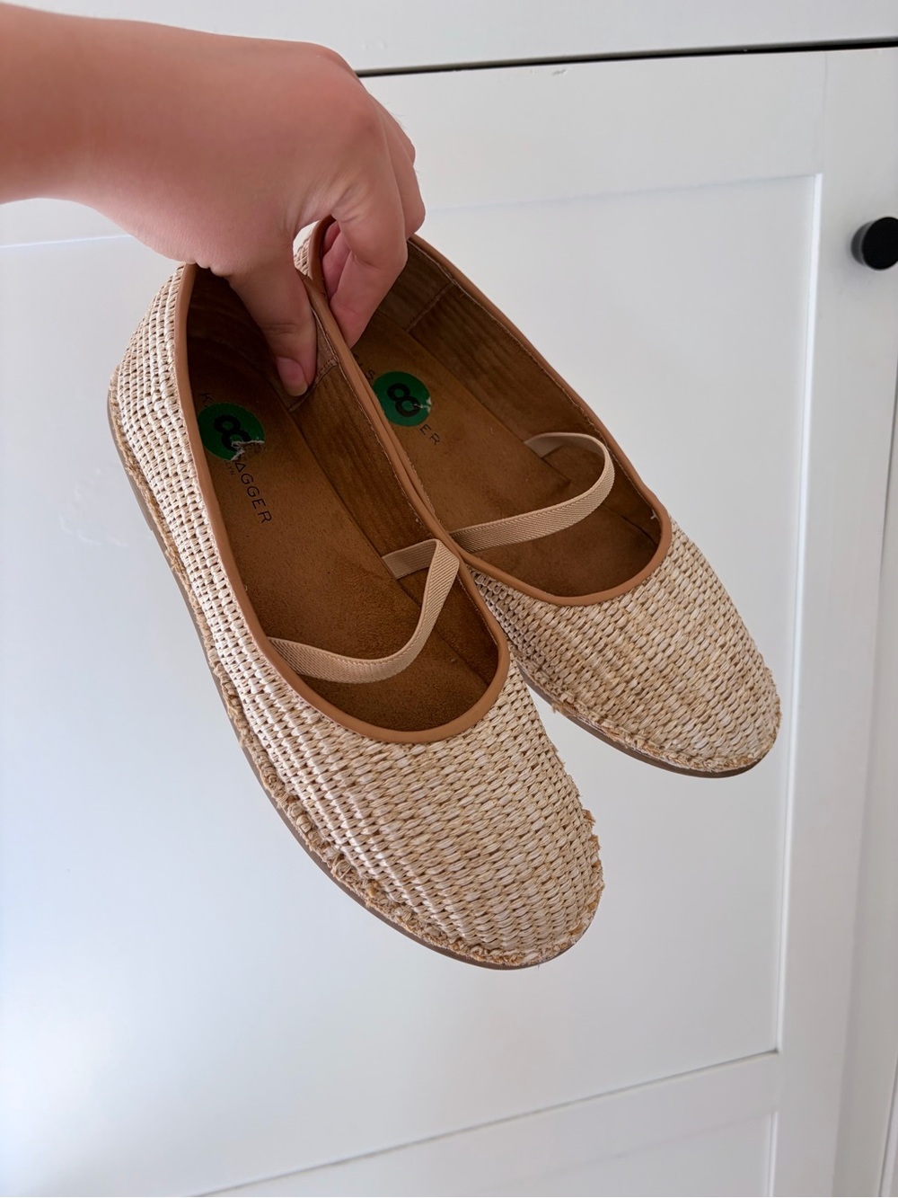 Kelsi Dagger Espadrille Mary Jane Flats Size 8 Ballet